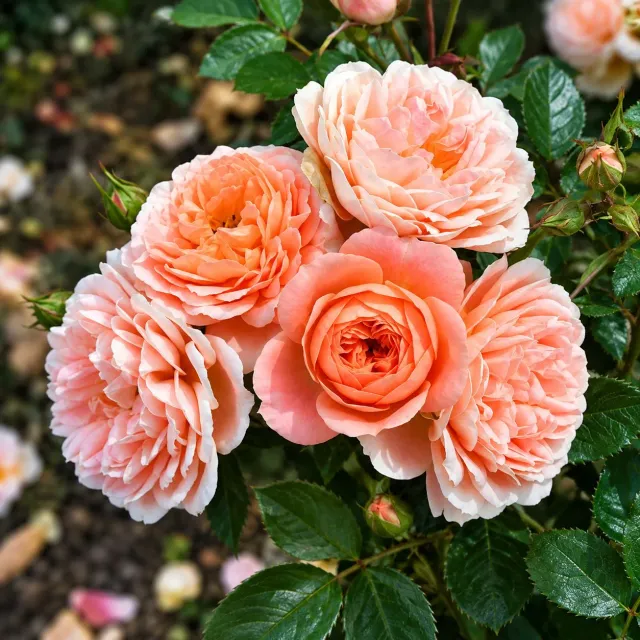 World Botanics Sweet Dream patio roos perzikroze kale wortel