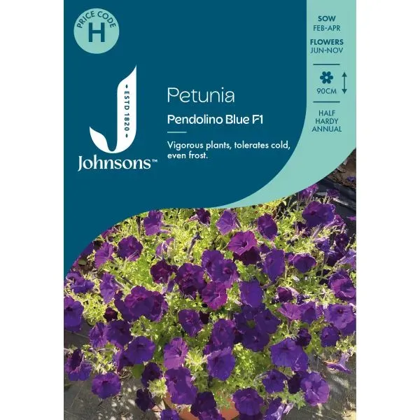 World Botanics Petunia Pendolino Blue bloemzaden blauw