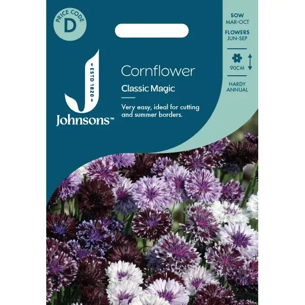 World Botanics Cornflower Classic Magic zaden plukbloem