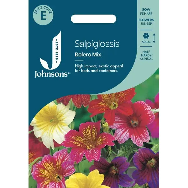 World Botanics Bolero Mix salpiglossis bloemzaden halfhard