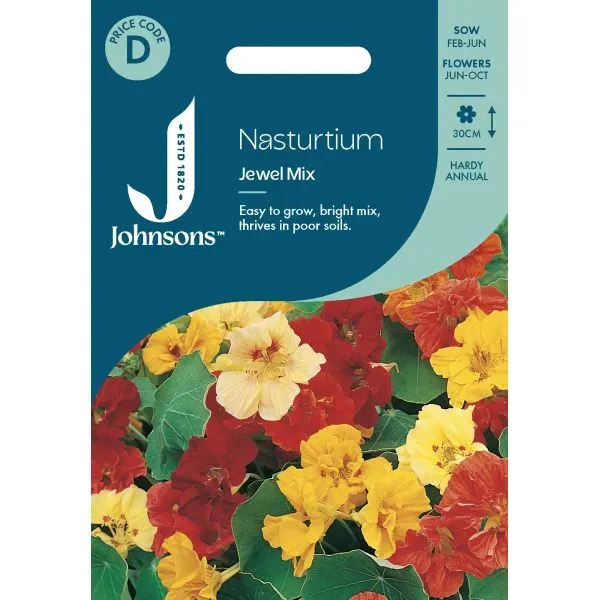 Johnsons Jewel Mixed Oost-Indische kers zaden eetbaar
