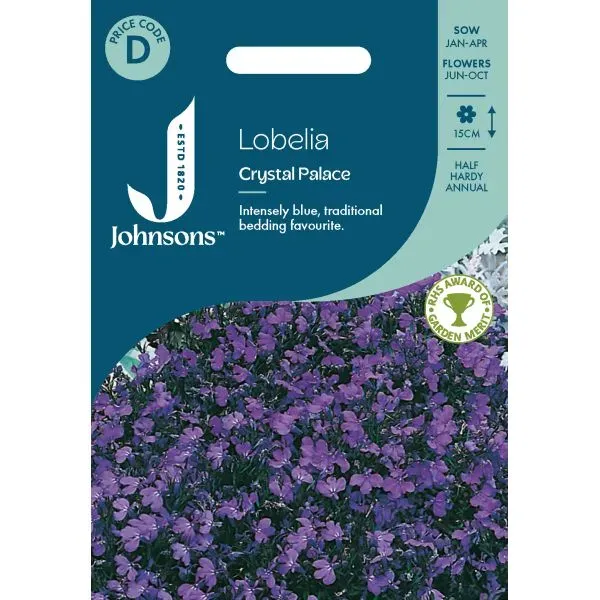 World Botanics Lobelia Crystal Palace zaden compact diepblauw