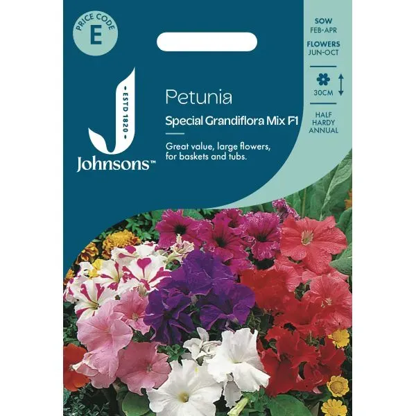 World Botanics Petunia Special Grandiflora bloemzaden mix