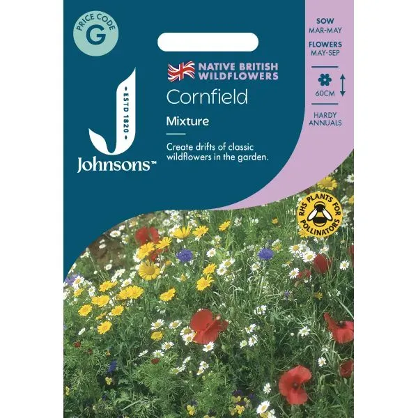 World Botanics Cornfield Mixture wildbloemenzaden akkerbloemen