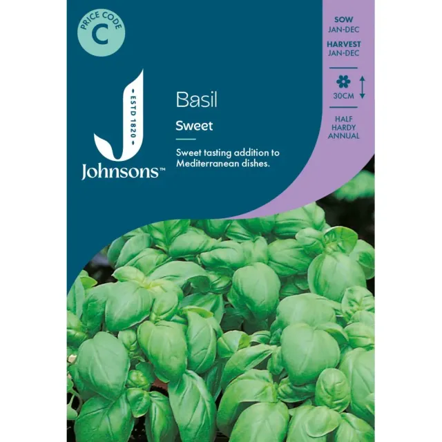 World Botanics Sweet basilicumzaden klassiek zoet