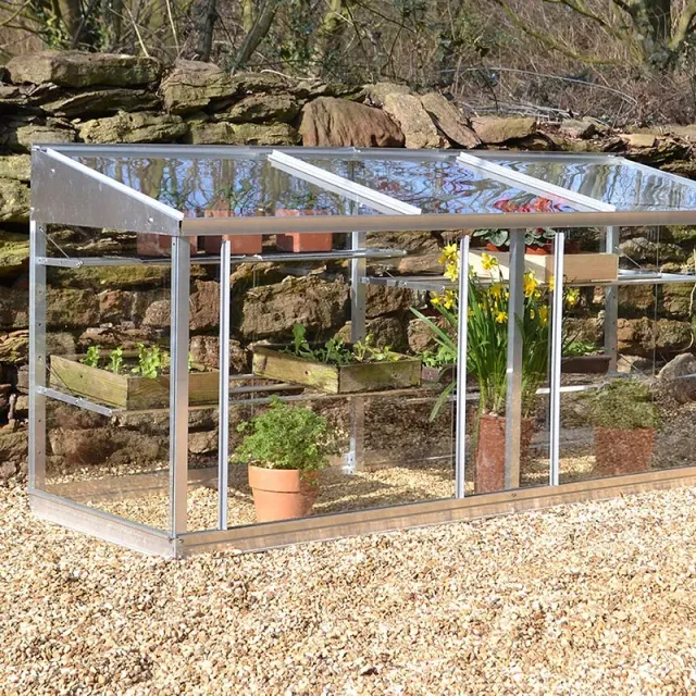 World Botanics Half Growhouse kweekkas 183 cm glas