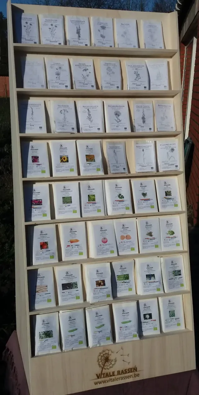 Vitale Rassen Display Groot 48 Soorten Zaden Onbespoten