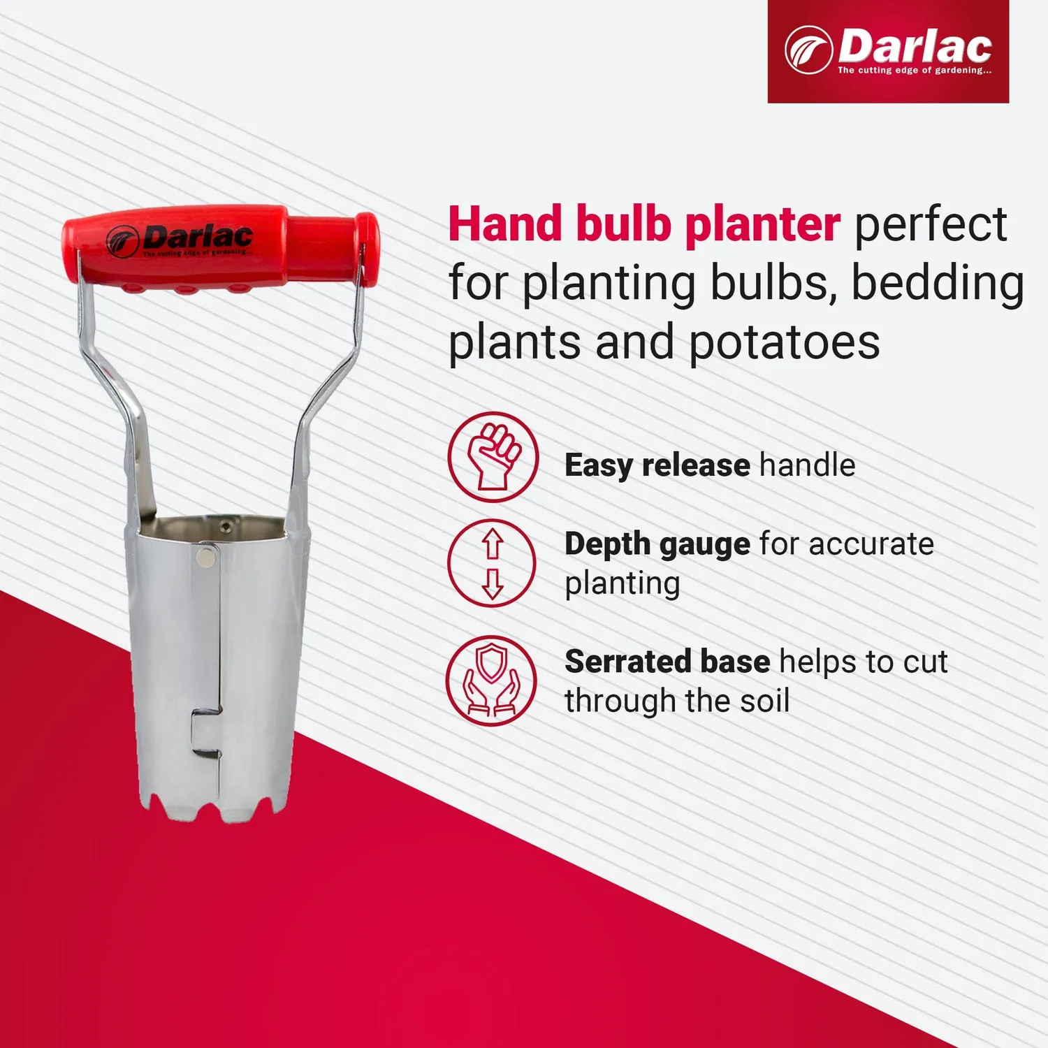 Darlac Hand Bulb Planter bollenplanter hand met uitwerper