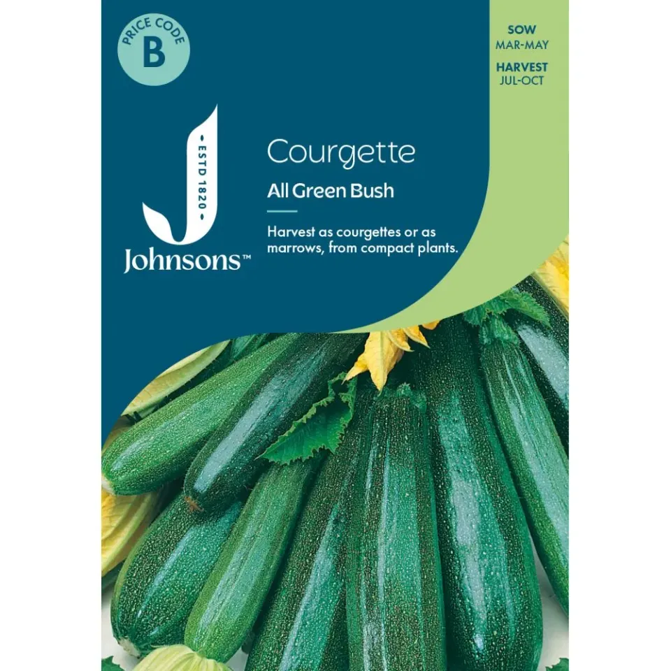 World Botanics Courgette All Green Bush zaden
