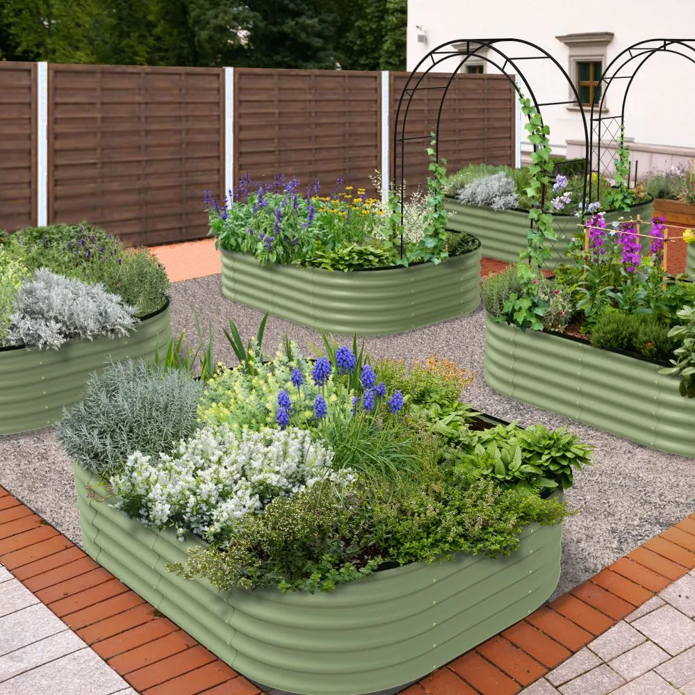 World Botanics VegTub Modular Bed 6-in-1 moestuinbak staal