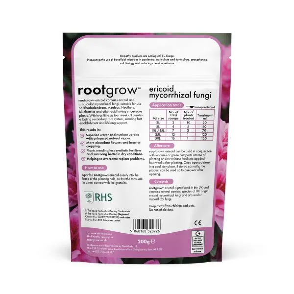 World Botanics Rootgrow Ericoid mycorrhiza 200g