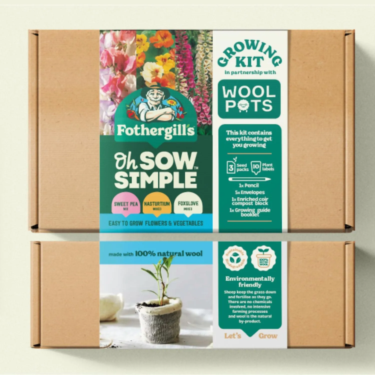 World Botanics Oh Sow Simple bloemen kweekset compleet