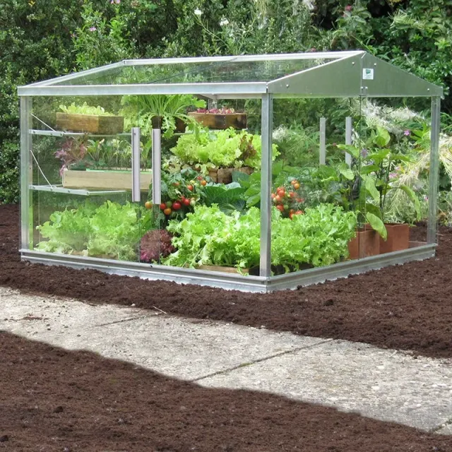 World Botanics 4ft koude bak glas aluminium