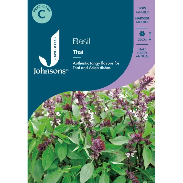 World Botanics Basil Thai kruidenzaden pot Thaise basilicum