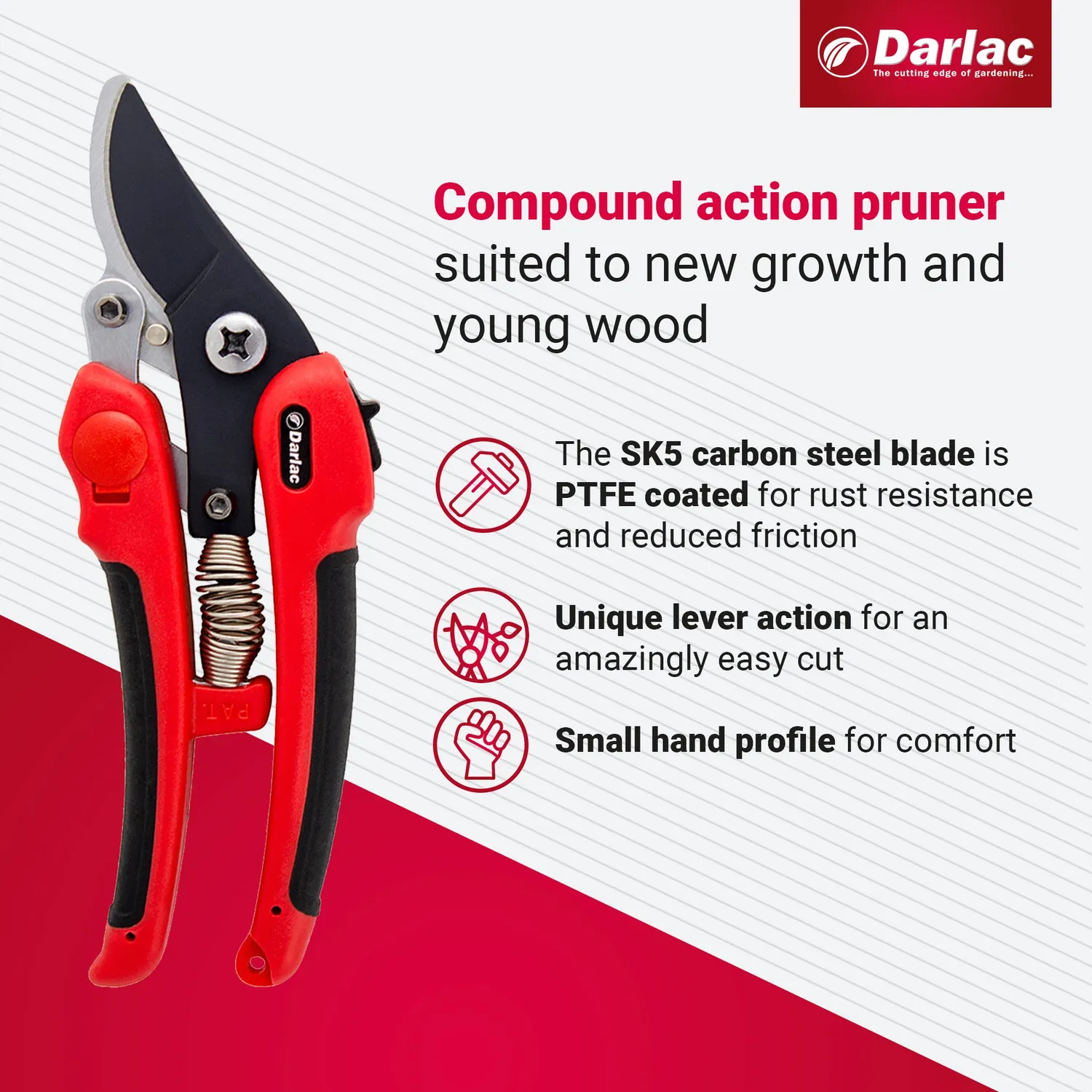 Darlac Compound Action Bypass snoeischaar 25 mm