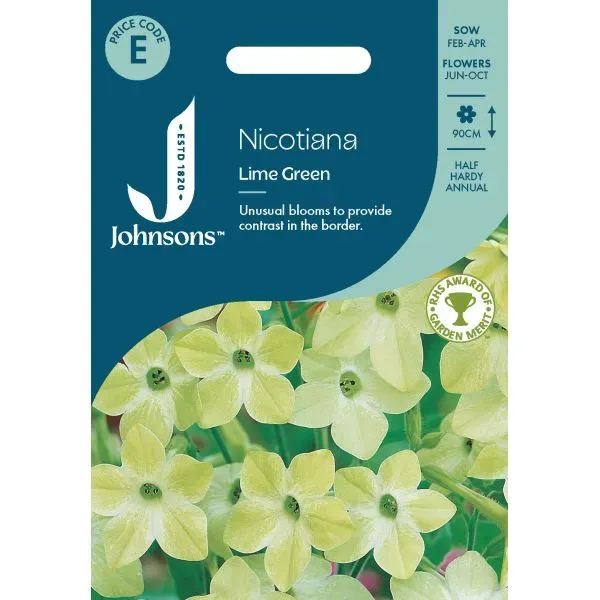 World Botanics Nicotiana Lime Green bloemzaden geurend