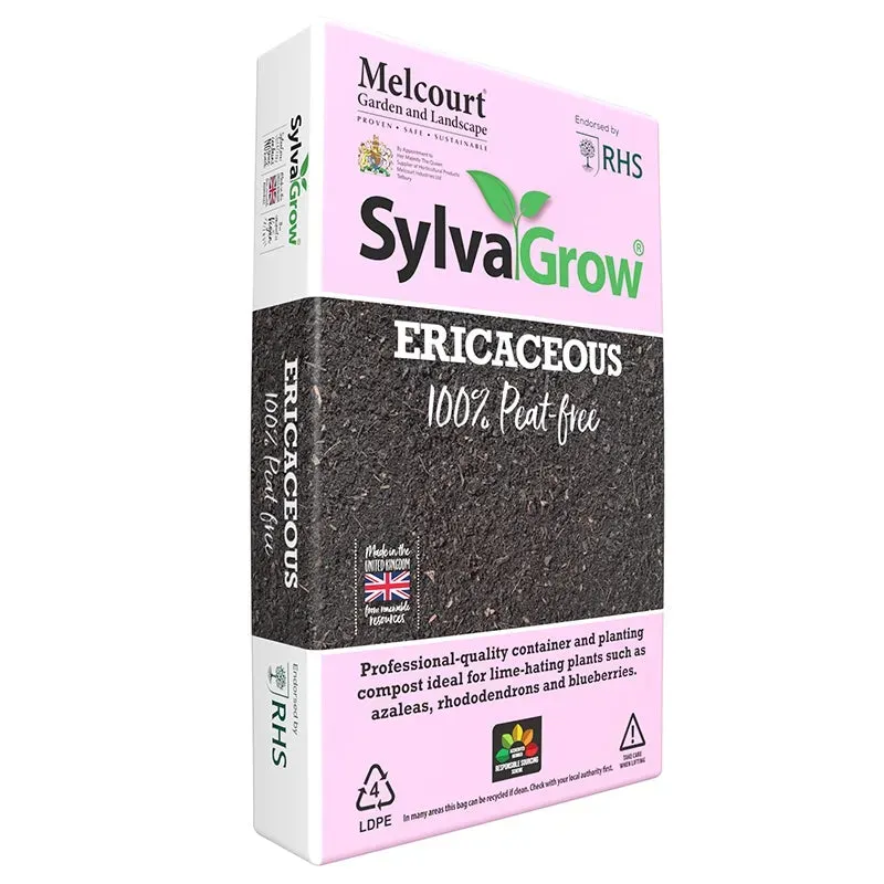SylvaGrow Ericaceous turfvrĳe potgrond 40 liter zuur