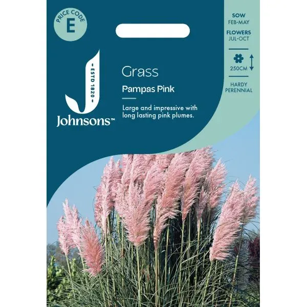 World Botanics Pink Pampas pampasgras zaden roze hoog