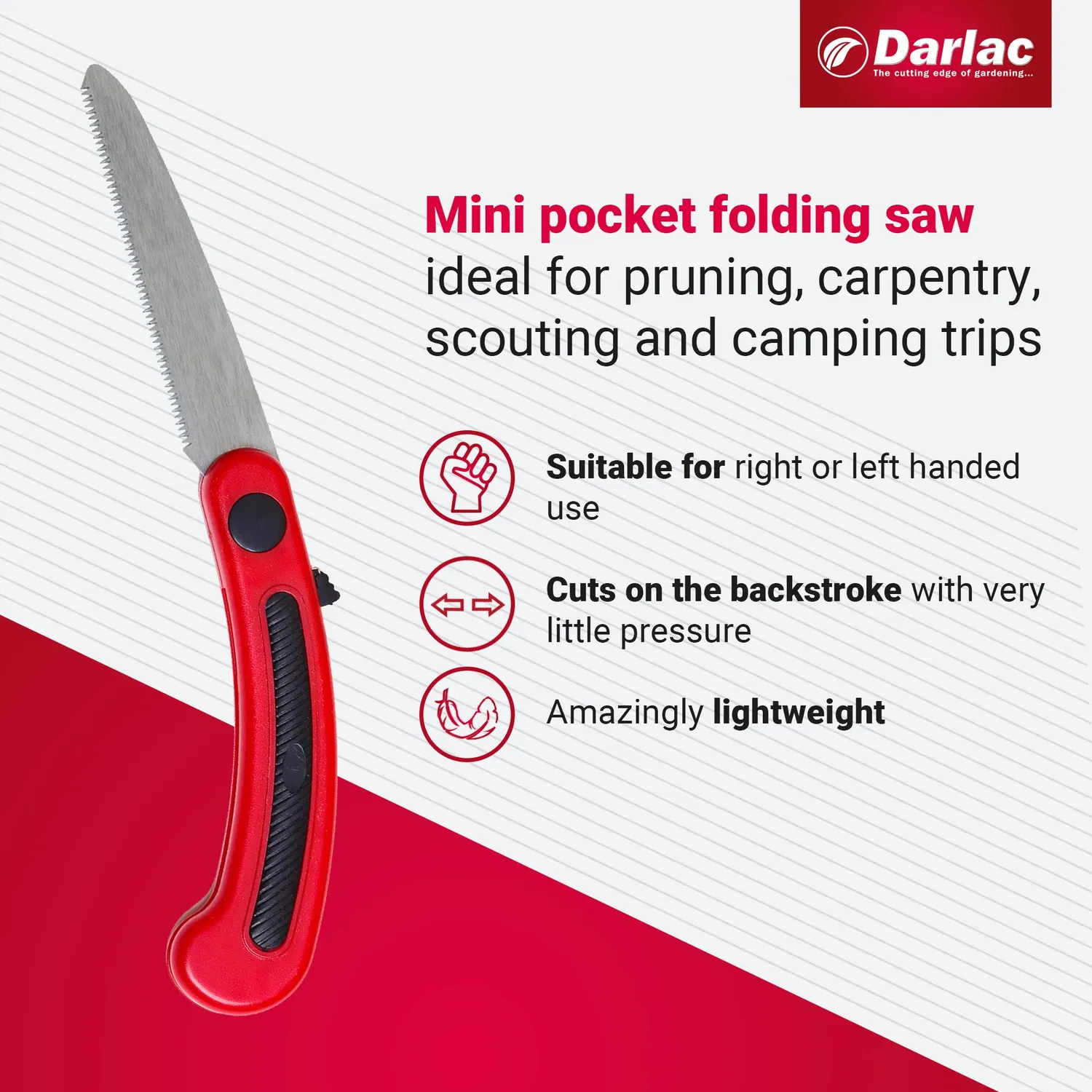 Darlac Mini Pocket vouwzaag 10 cm zakformaat