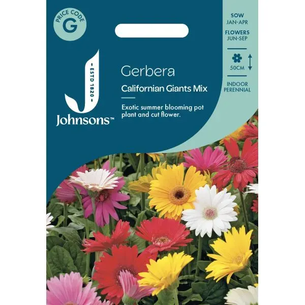 World Botanics Californian Giants gerbera zaden mix