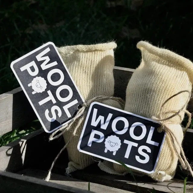 World Botanics Wool Pots kweekpotten wol 9,5 cm
