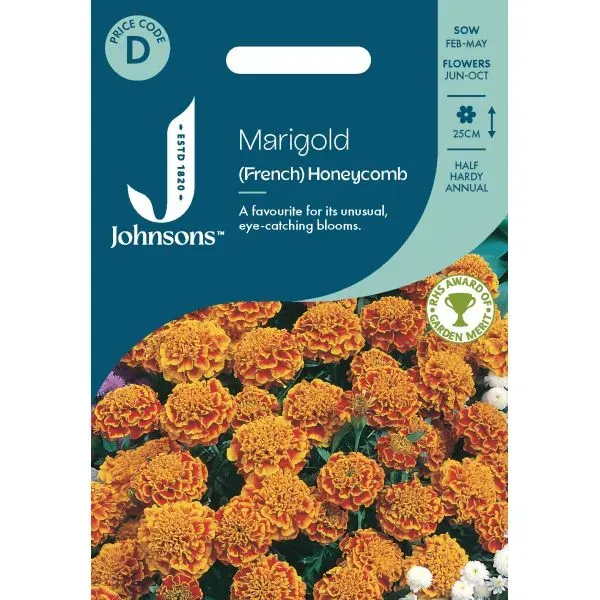 World Botanics Honeycomb tagetes zaden geel 25 cm
