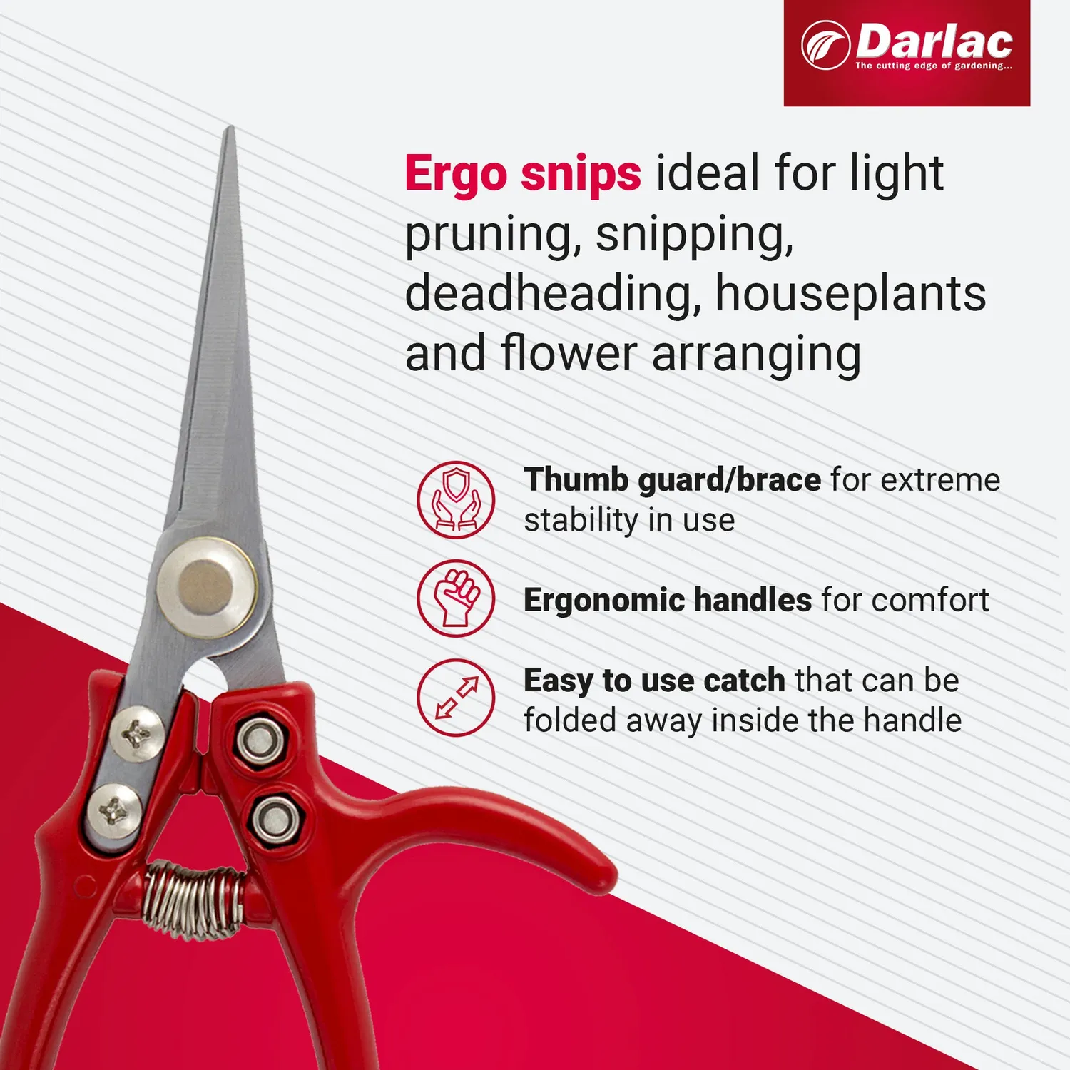 World Botanics Darlac Ergo Snips snoeischaar 170 mm