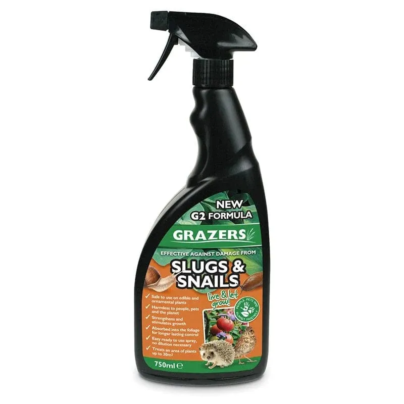 Grazers Slug & Snails slakkenspray 750ml + 2x350ml