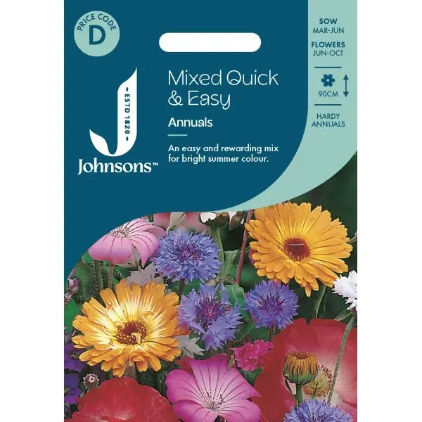 World Botanics Quick & Easy eenjarigenmix bloemzaden