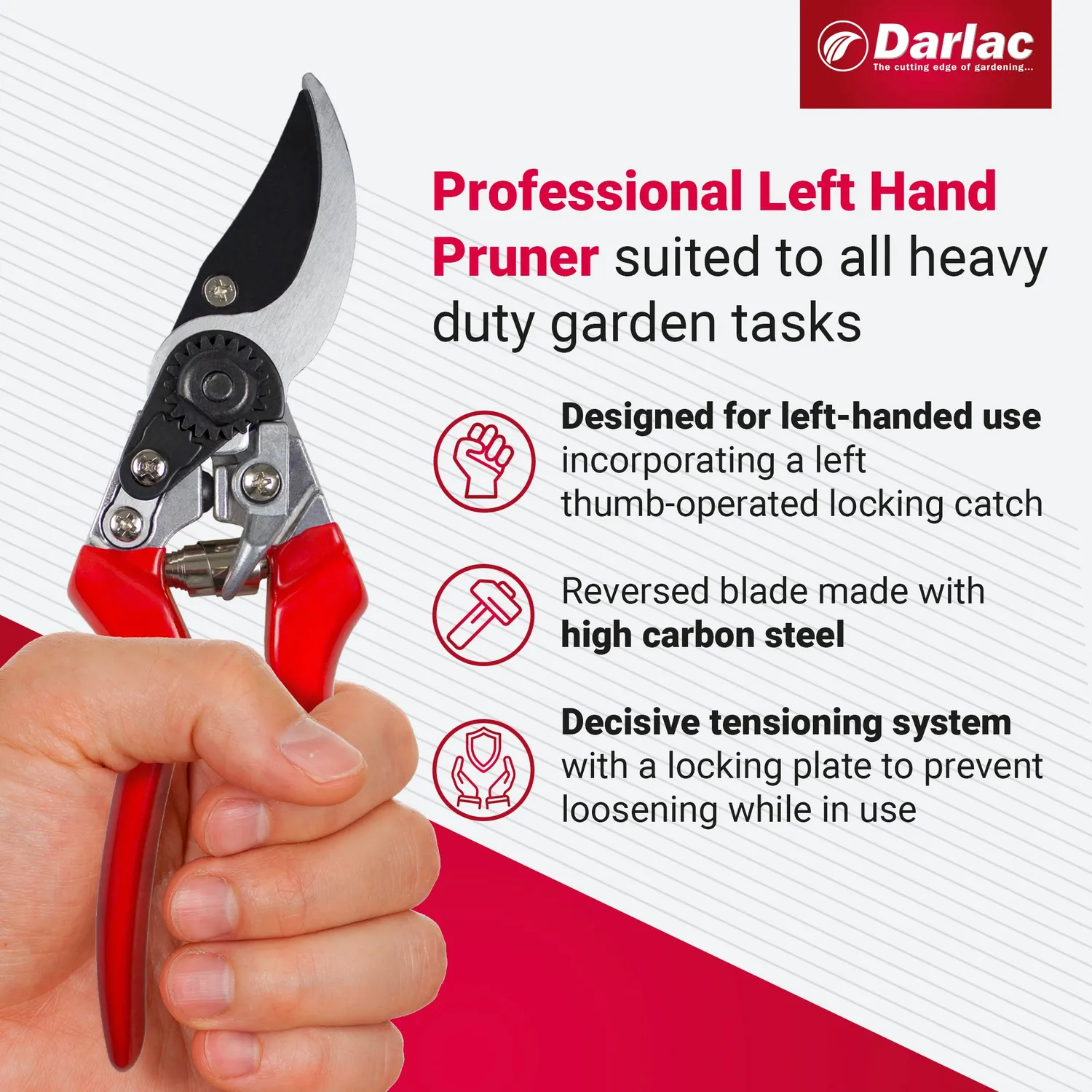 Darlac 51360 snoeischaar linkshandig 21 cm SK5 staal