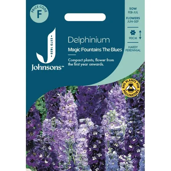 World Botanics Magic Fountains The Blues delphiniumzaden blauw