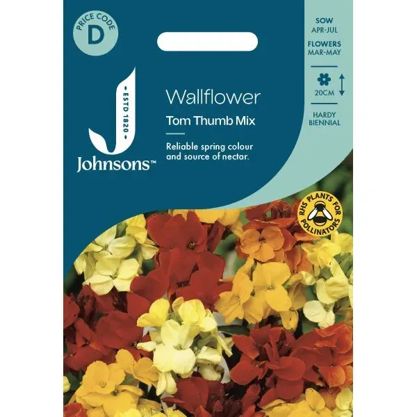 World Botanics Tom Thumb Mixed muurbloem zaden gemengd compact
