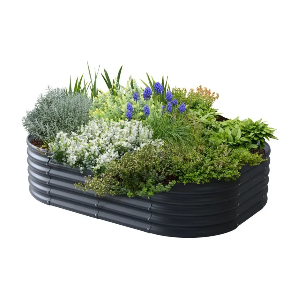 World Botanics VegTub Modular Bed 6-in-1 moestuinbak staal