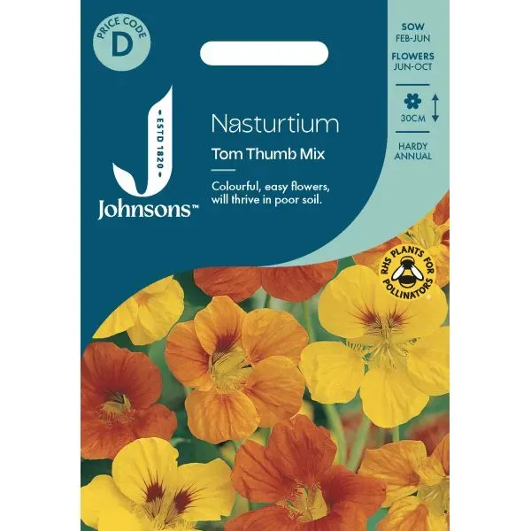 Johnsons Tom Thumb Oost-Indische kers zaden gemengd compact