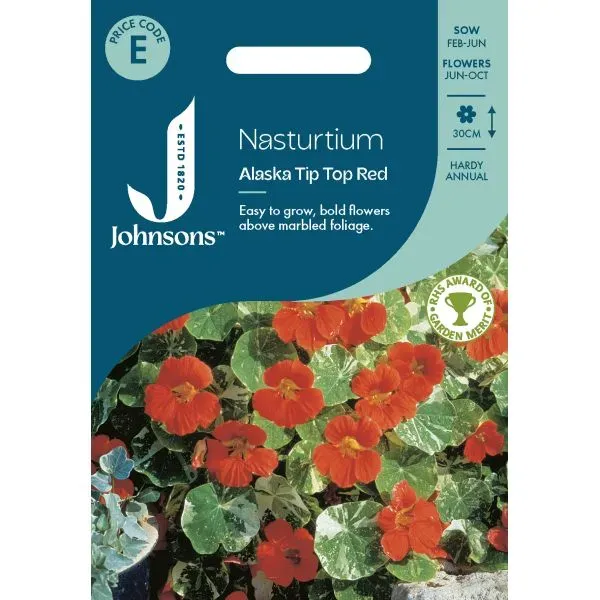 World Botanics Alaska Tip Top Red oost-indische kers zaden rood