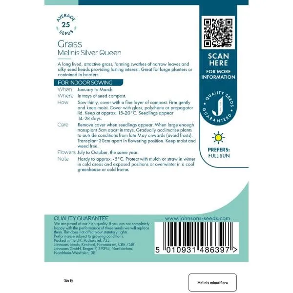 World Botanics Melinis Silver Queen graszaden zilverroze