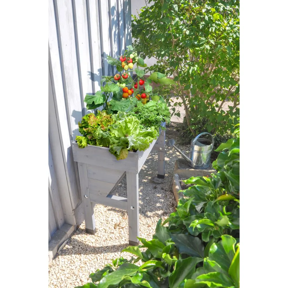 World Botanics VegTrug Wall Hugger plantenbak 1 m grijs