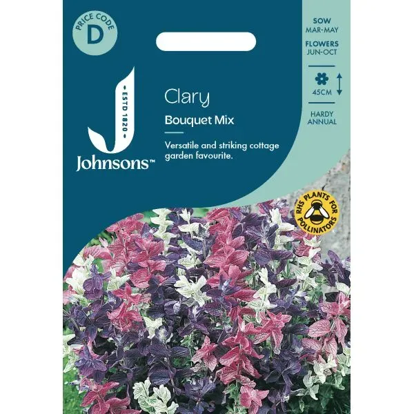 World Botanics Scharlei Bouquet Mix zaden 45cm snijbloem