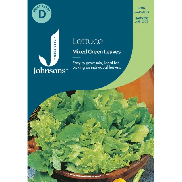 World Botanics Gemengde Groene sla zaden onbespoten