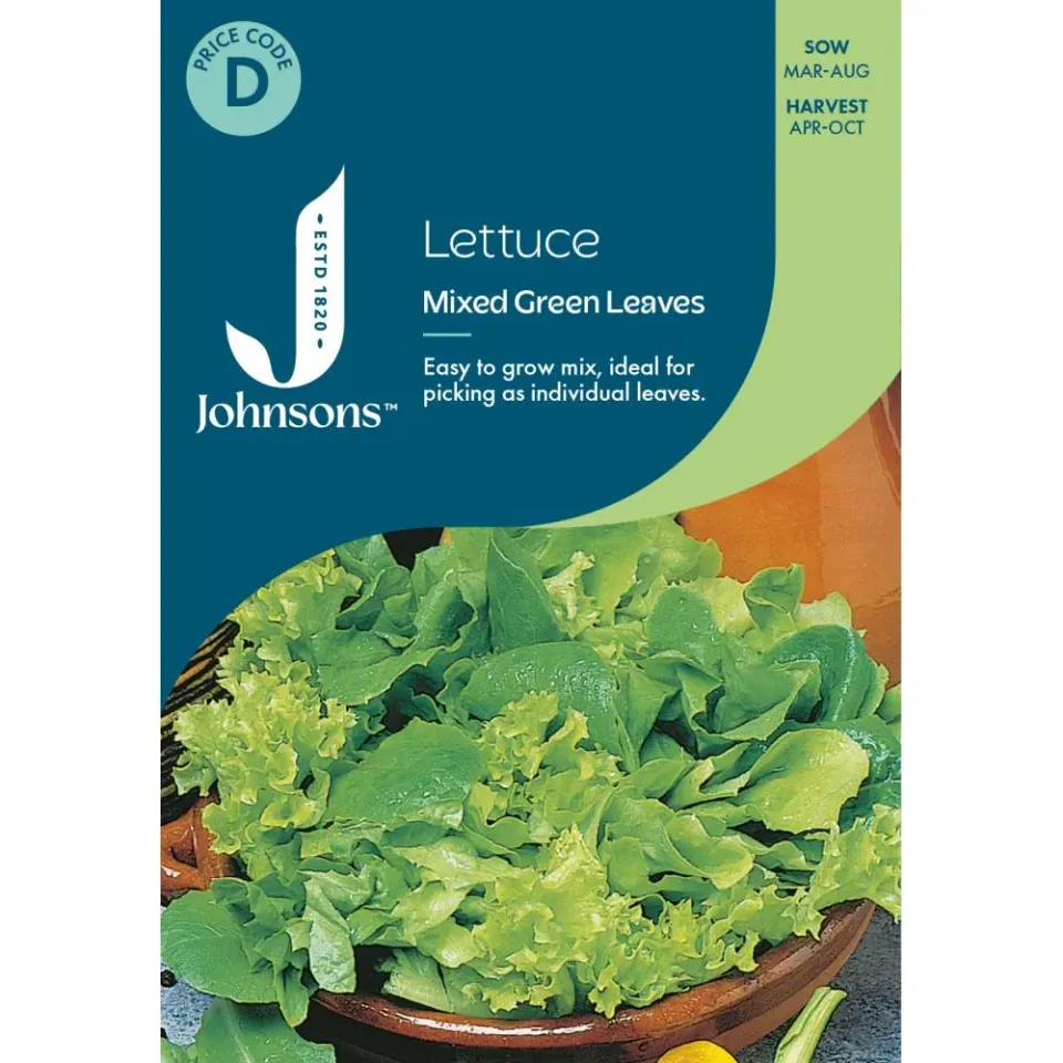 World Botanics Gemengde Groene sla zaden onbespoten