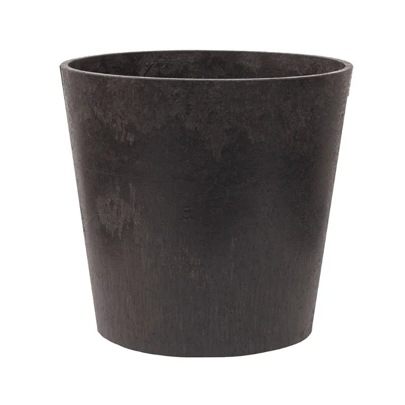 World Botanics Octavia bloempot 28cm leisteen 2 stuks onbreekbaar
