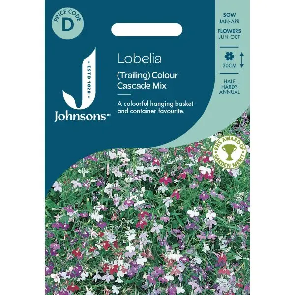 World Botanics Lobelia Colour Cascade hanglobelia zaden mix