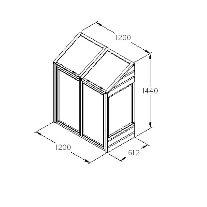 World Botanics Mini Garden Greenhouse minikas 144 cm