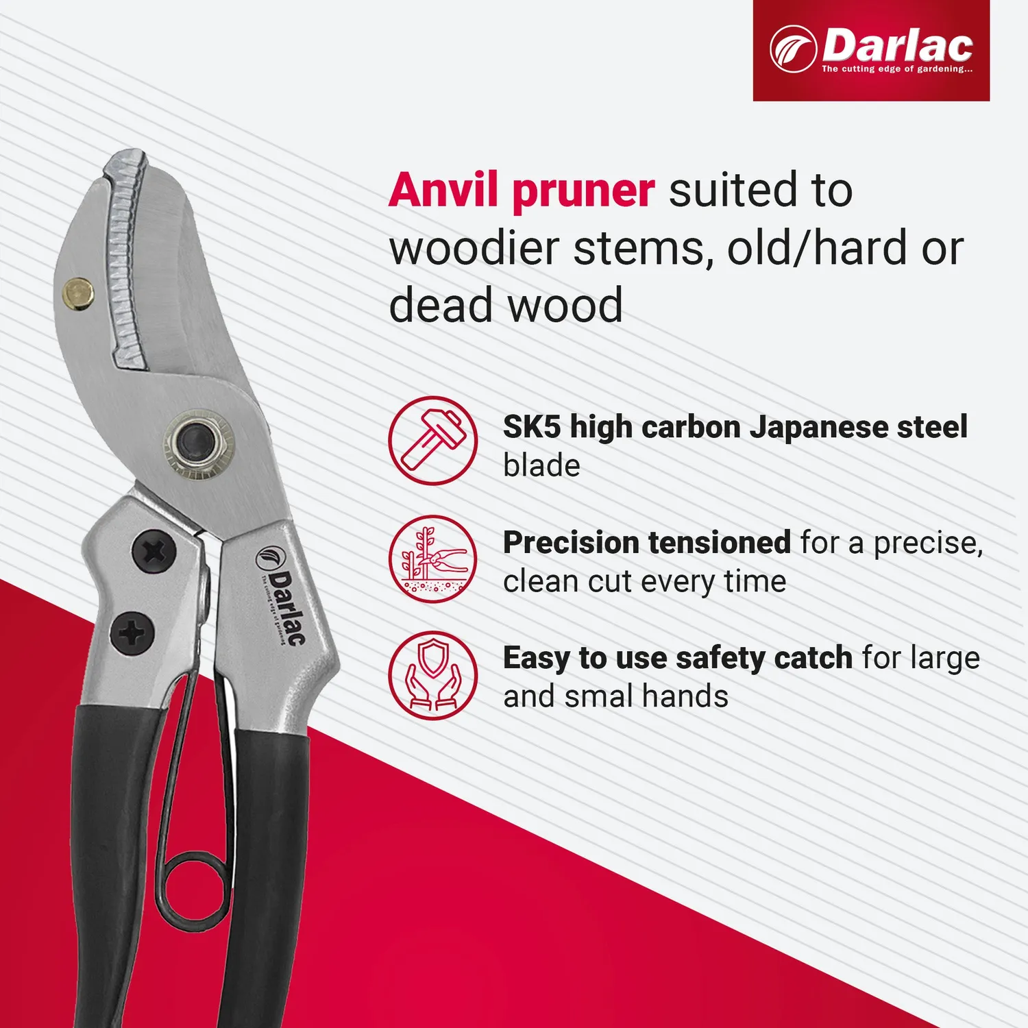 Darlac Compact Anvil snoeischaar aambeeld 16 mm