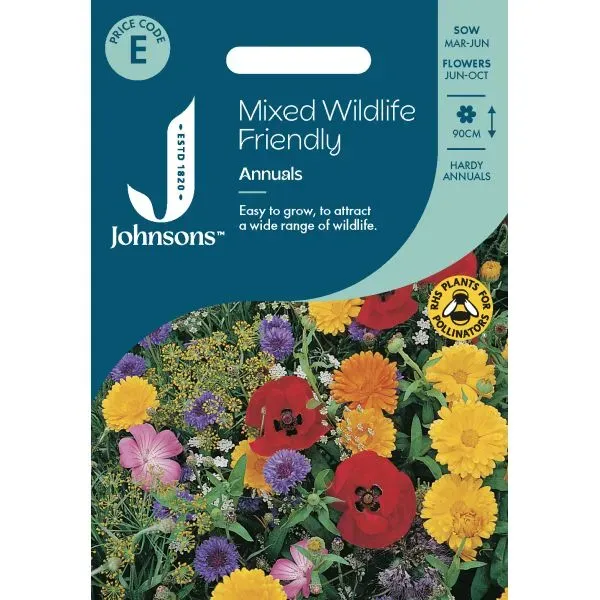 World Botanics Wildlife Friendly Annuals bloemzaden bijenmix