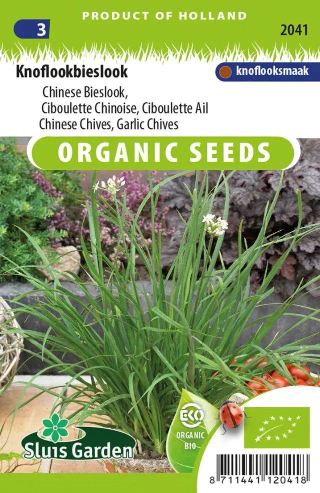 Sluis Garden Knoflook Bieslook Chinese zaden BIO onbespoten