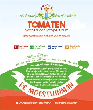 De Moestuinman Tomaat tomatenzaden niet dieven