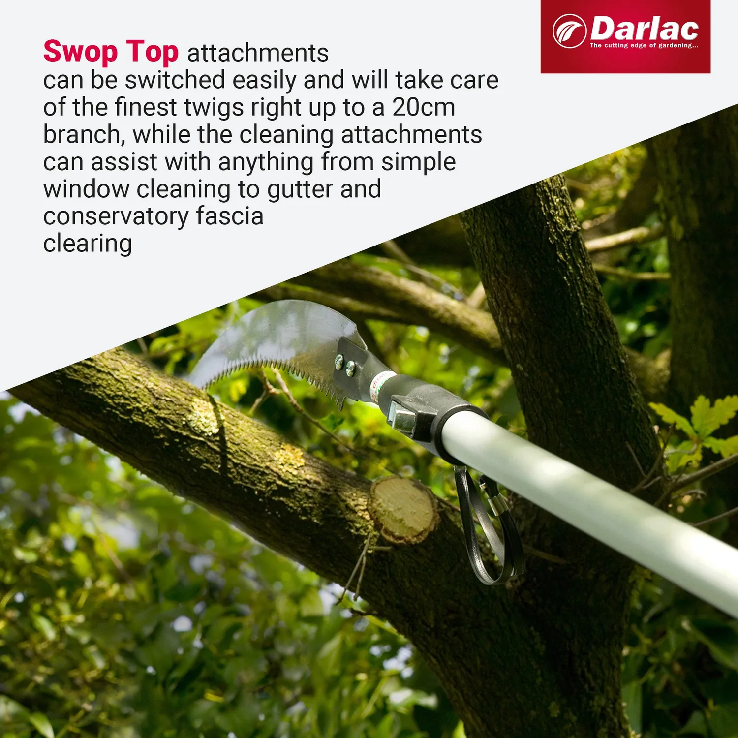 Darlac Swop Top Traditional zaagkop 200 mm
