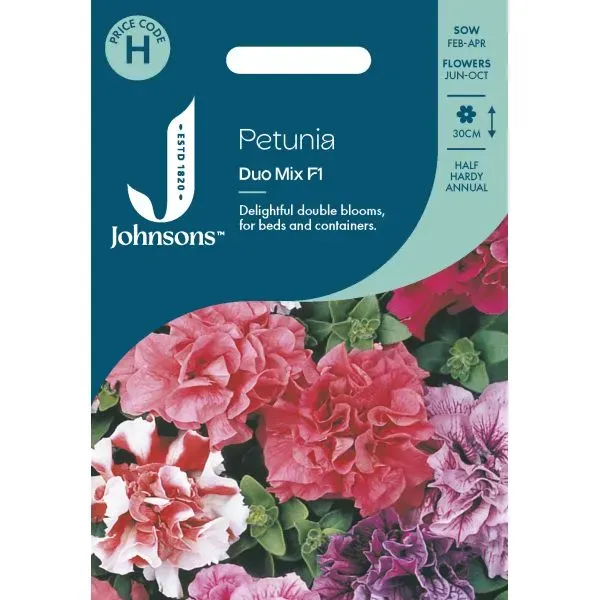 World Botanics Petunia Duo Mix F1 bloemzaden 30cm compact