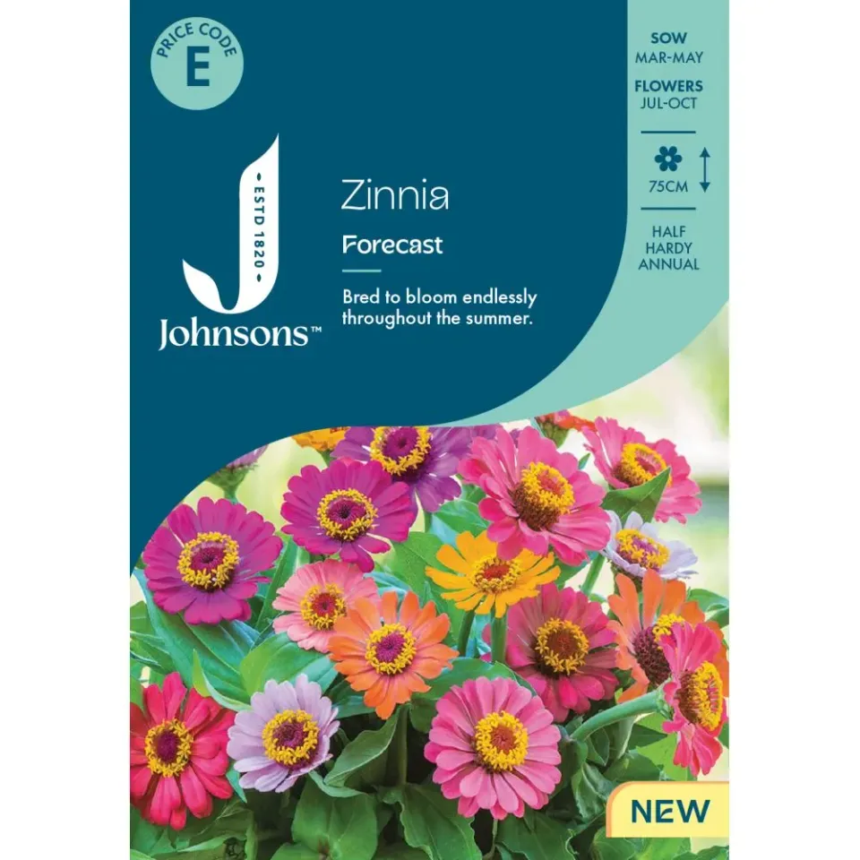 World Botanics Zinnia Forecast bloemzaden plukbloem